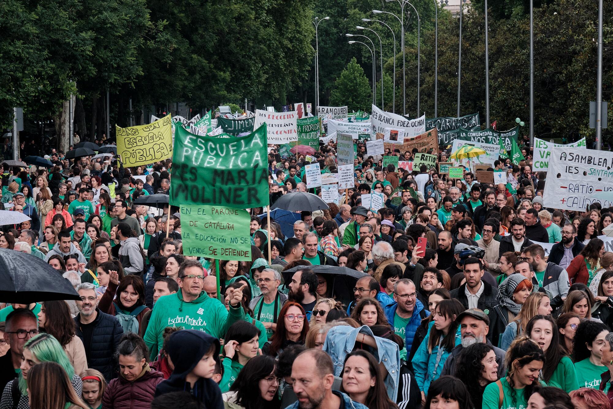 Huelga de profesores 22.05 - 3