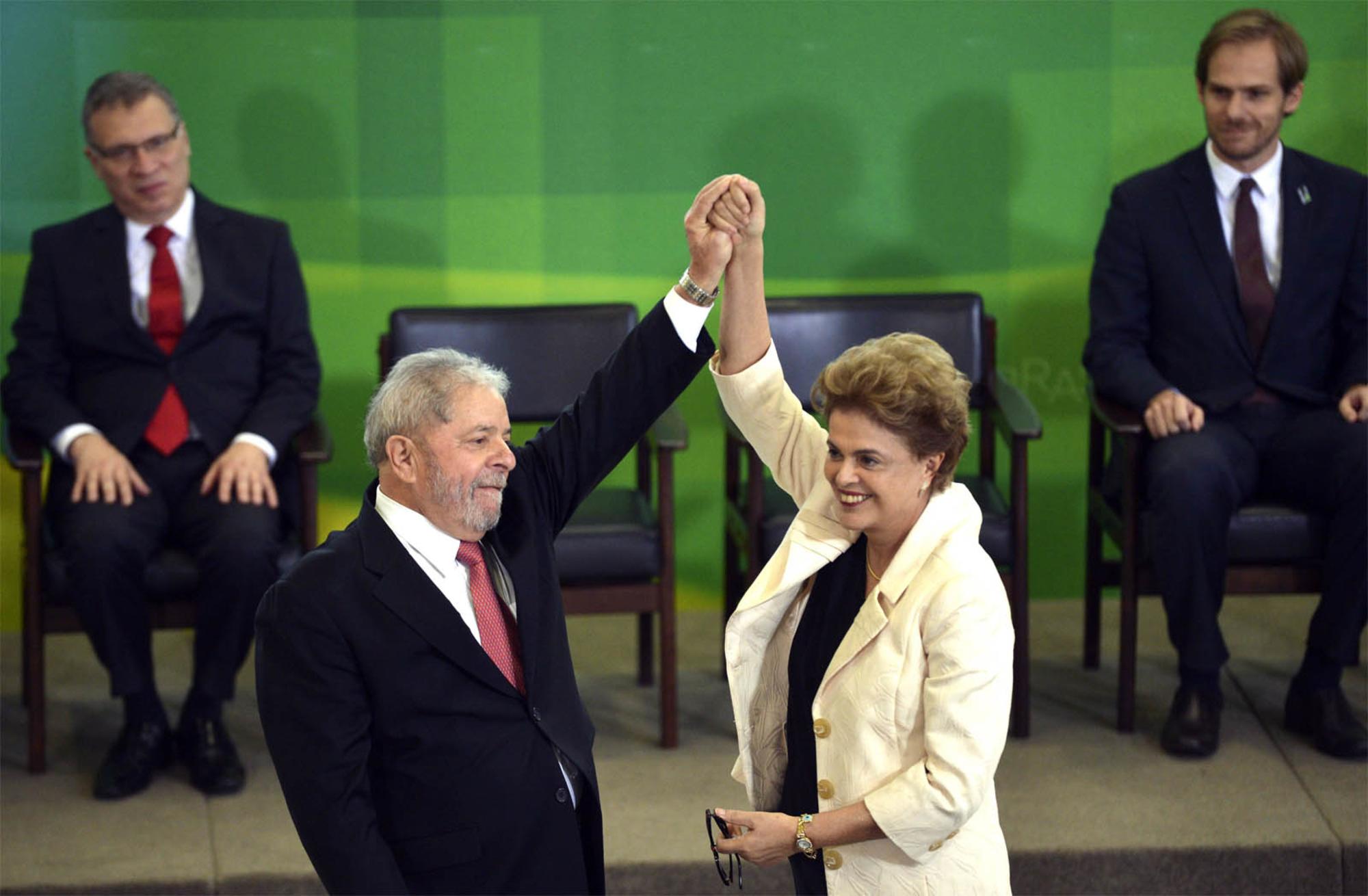 Lula y Dilma Roussef