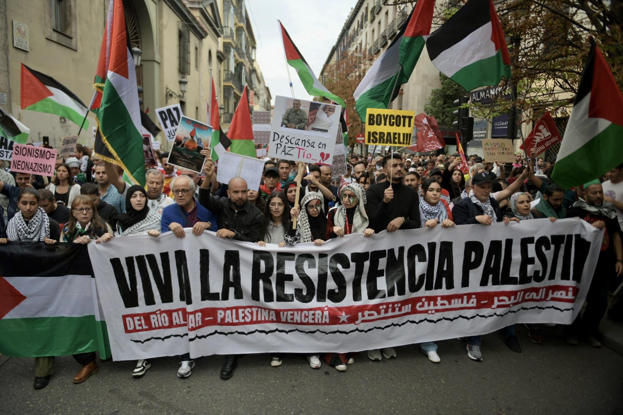 Pro palestina Madrid
