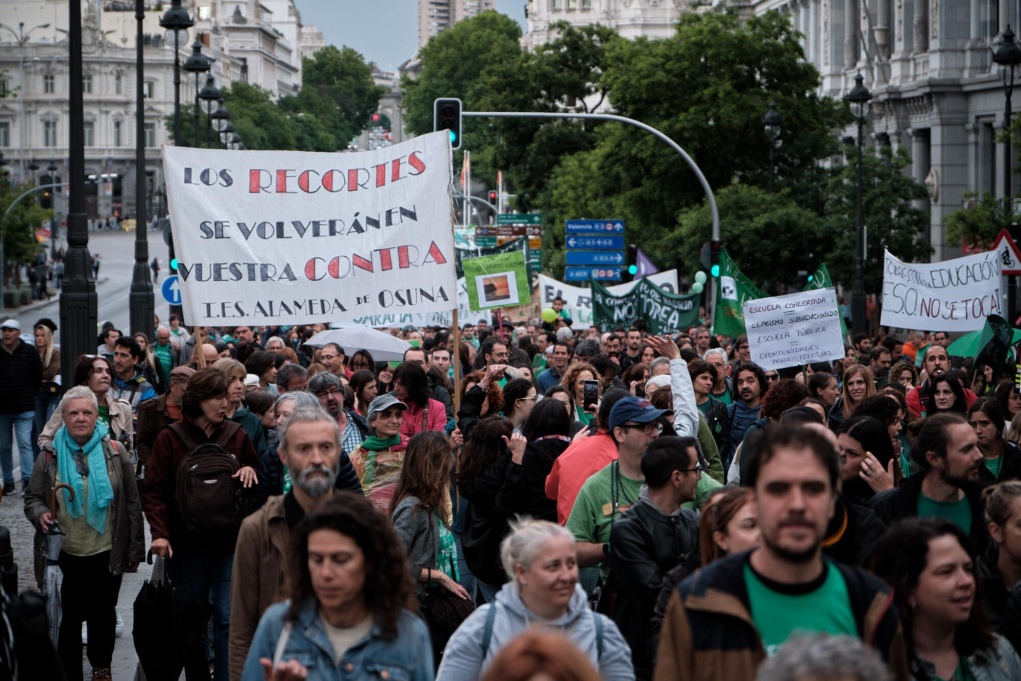 Huelga de profesores 22.05 - 5