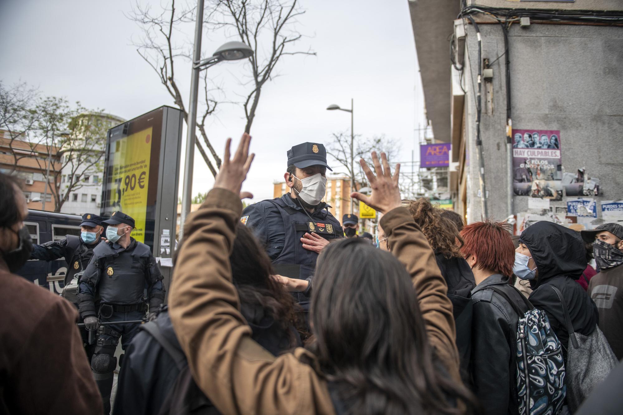 Tetuán concentración antifascista Vox - 1