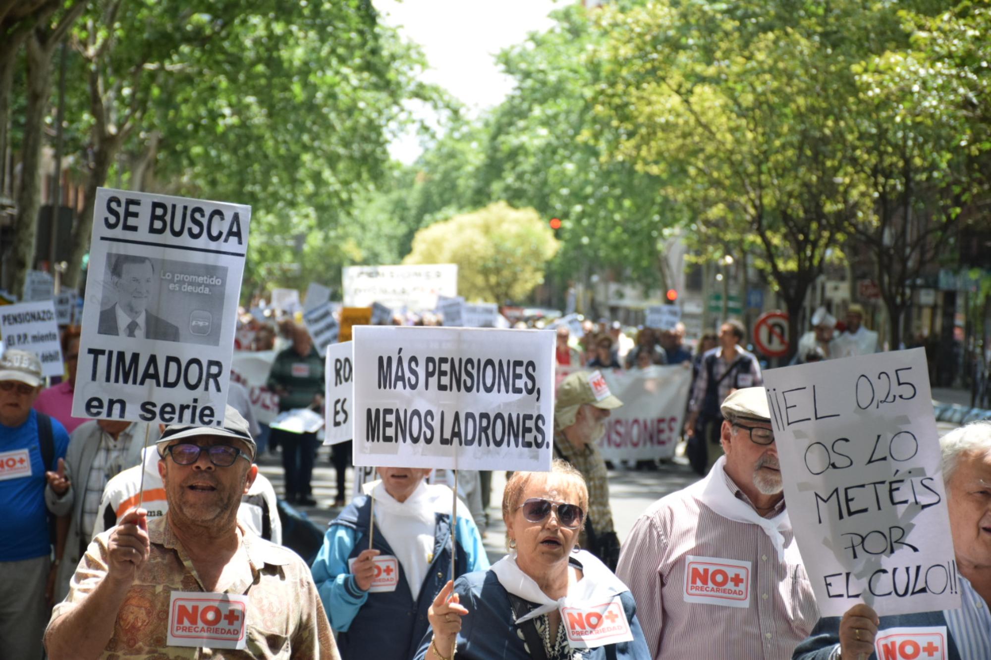 Manifestación contra la precariedad en Madrid