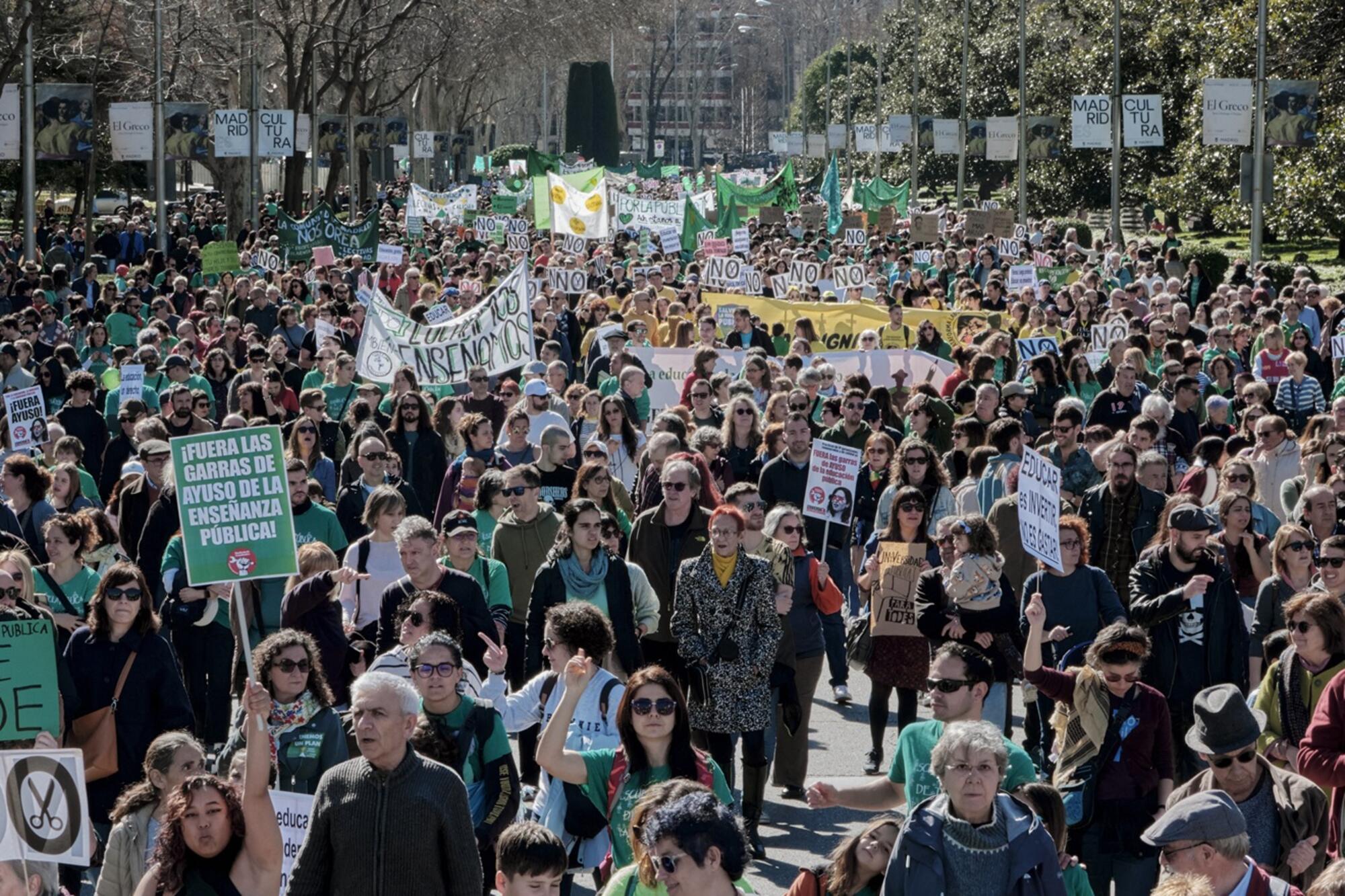 Manifestación Educación Pública Madrid 23 Febrero 2025 - 7