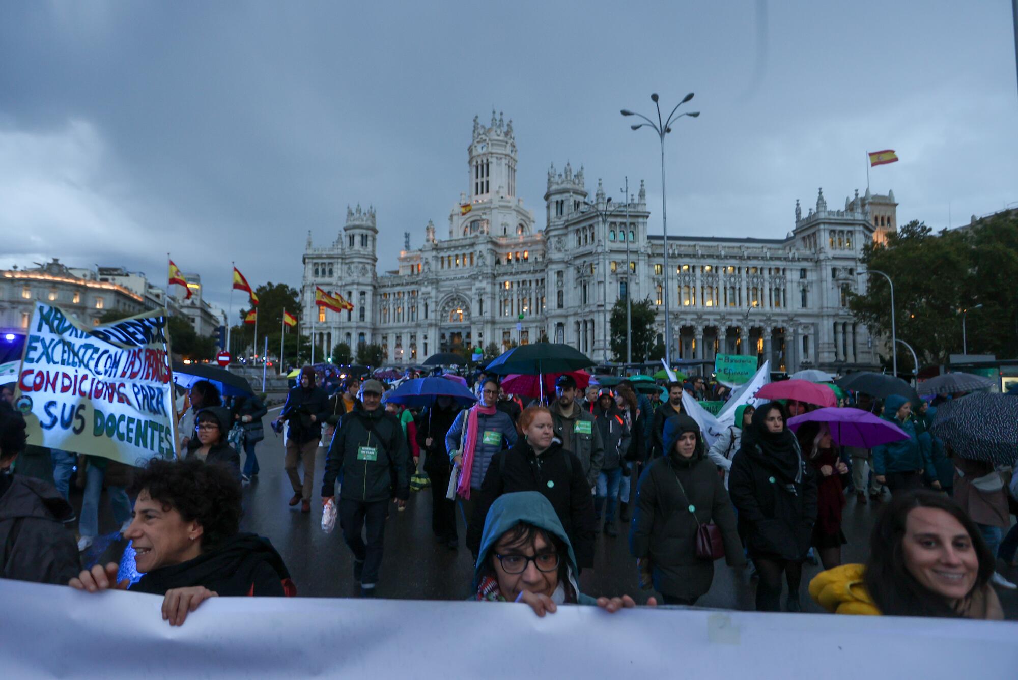 Manifestación del profesorado Huelga 29 Octubre - 13