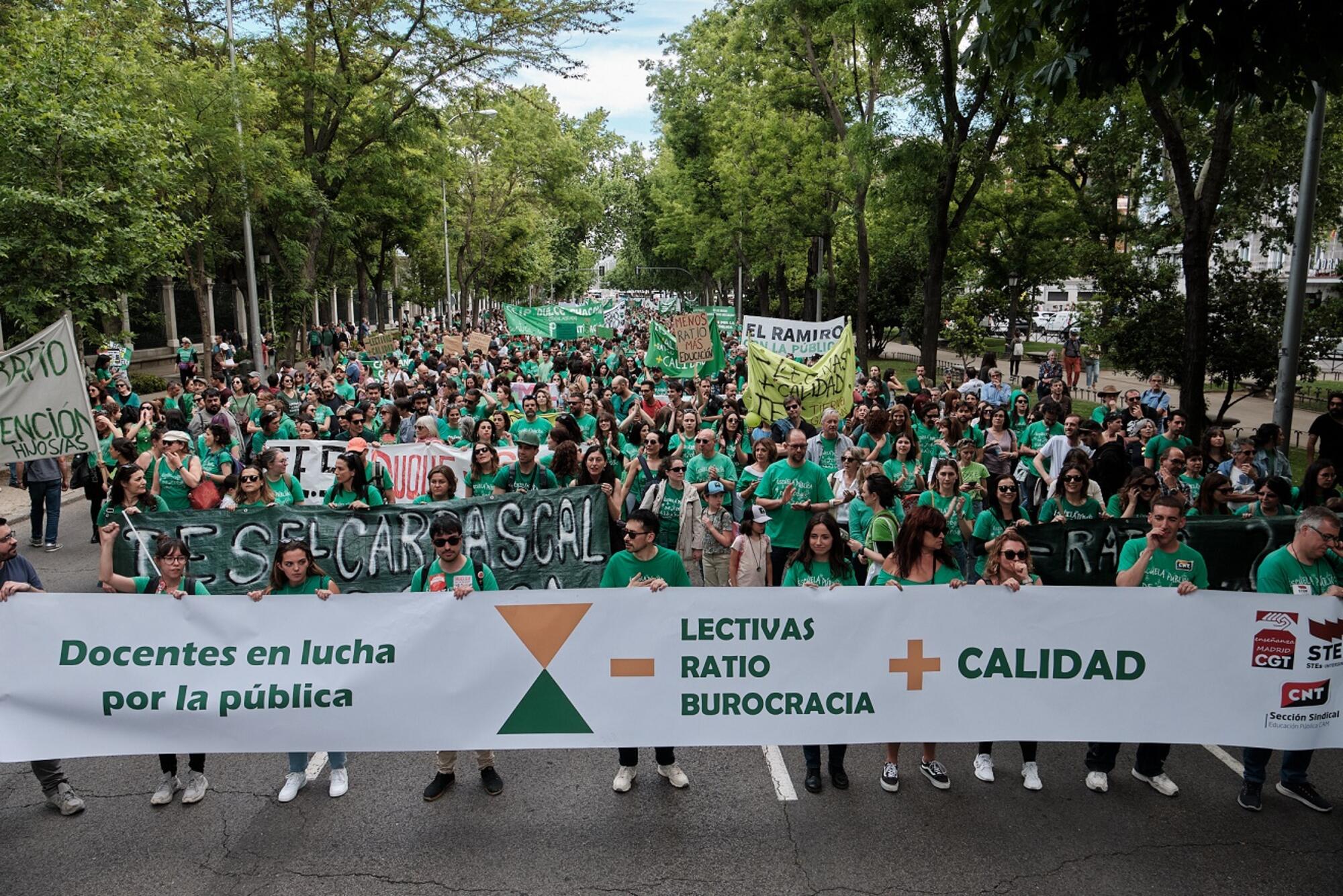 Huelga Docentes 8 Mayo 1