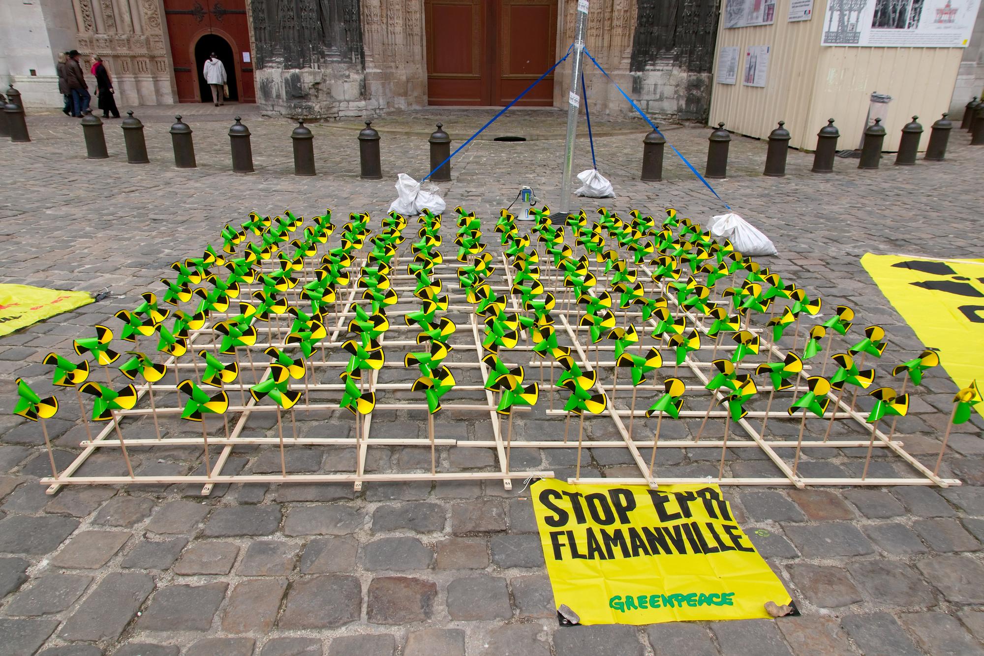 Protesta anti-nuclear.