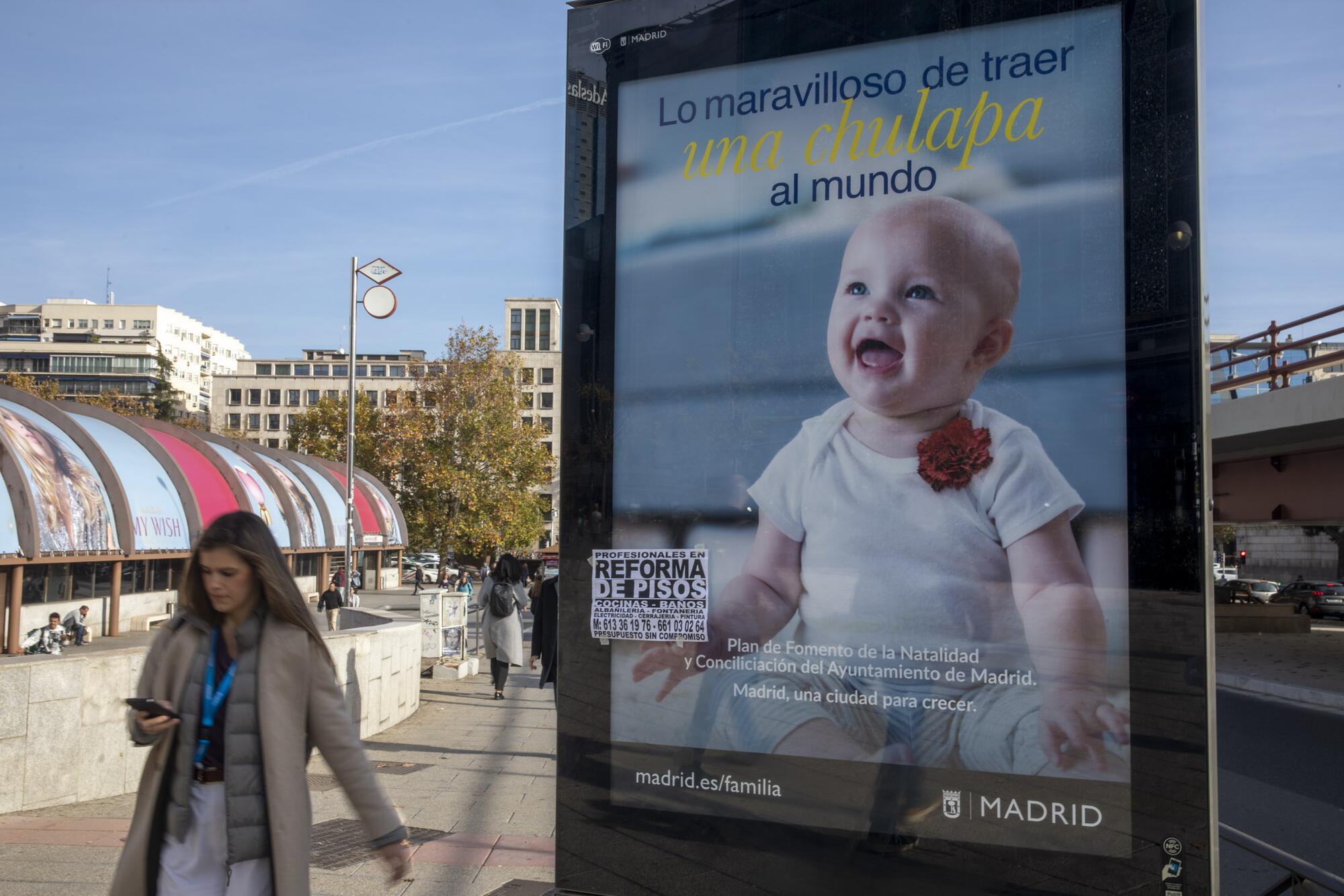 Anuncio Natalidad Comunidad de Madrid 1