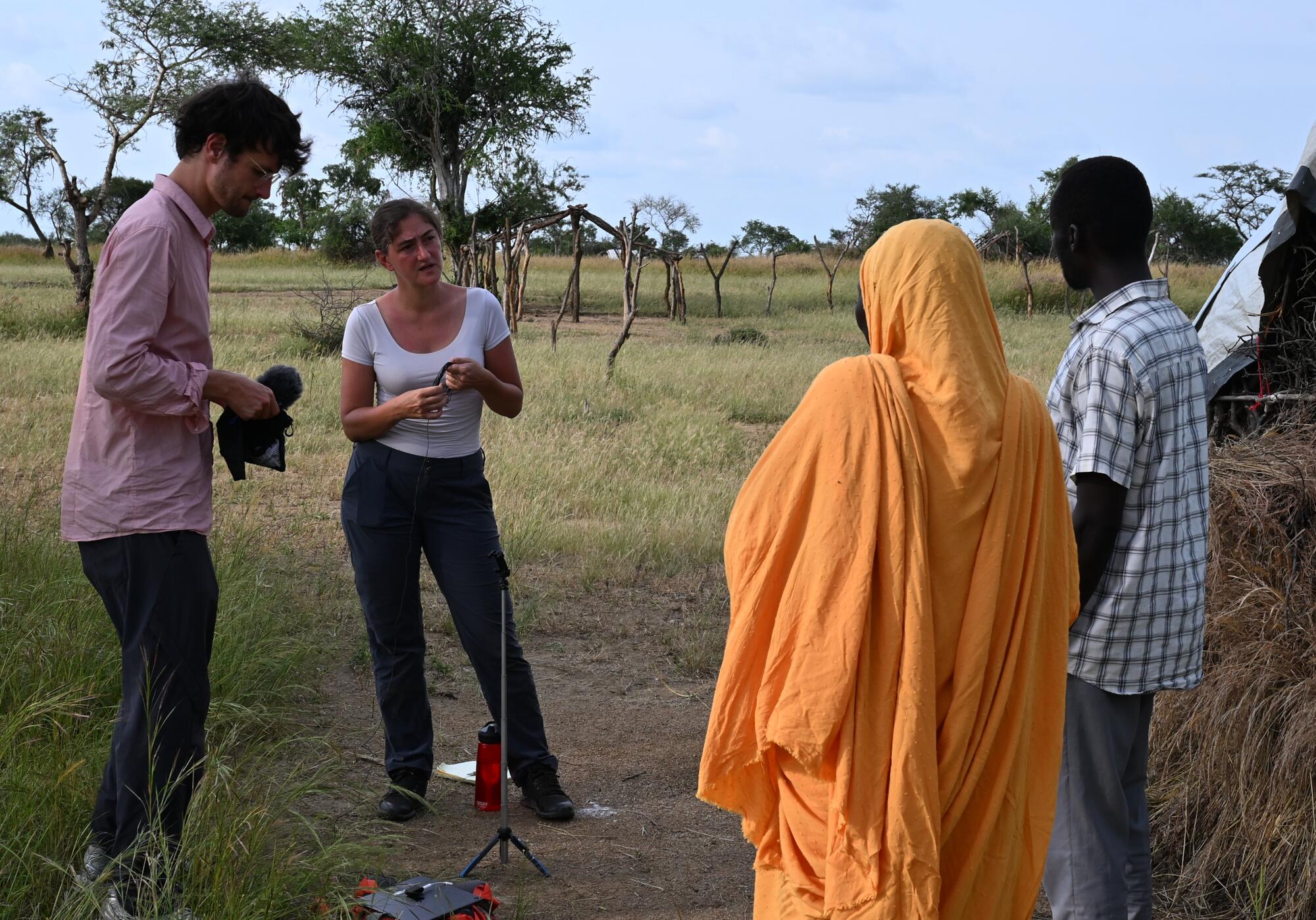 Belkis Wille, investigadora de Human Rights Watch, en Sudán. 