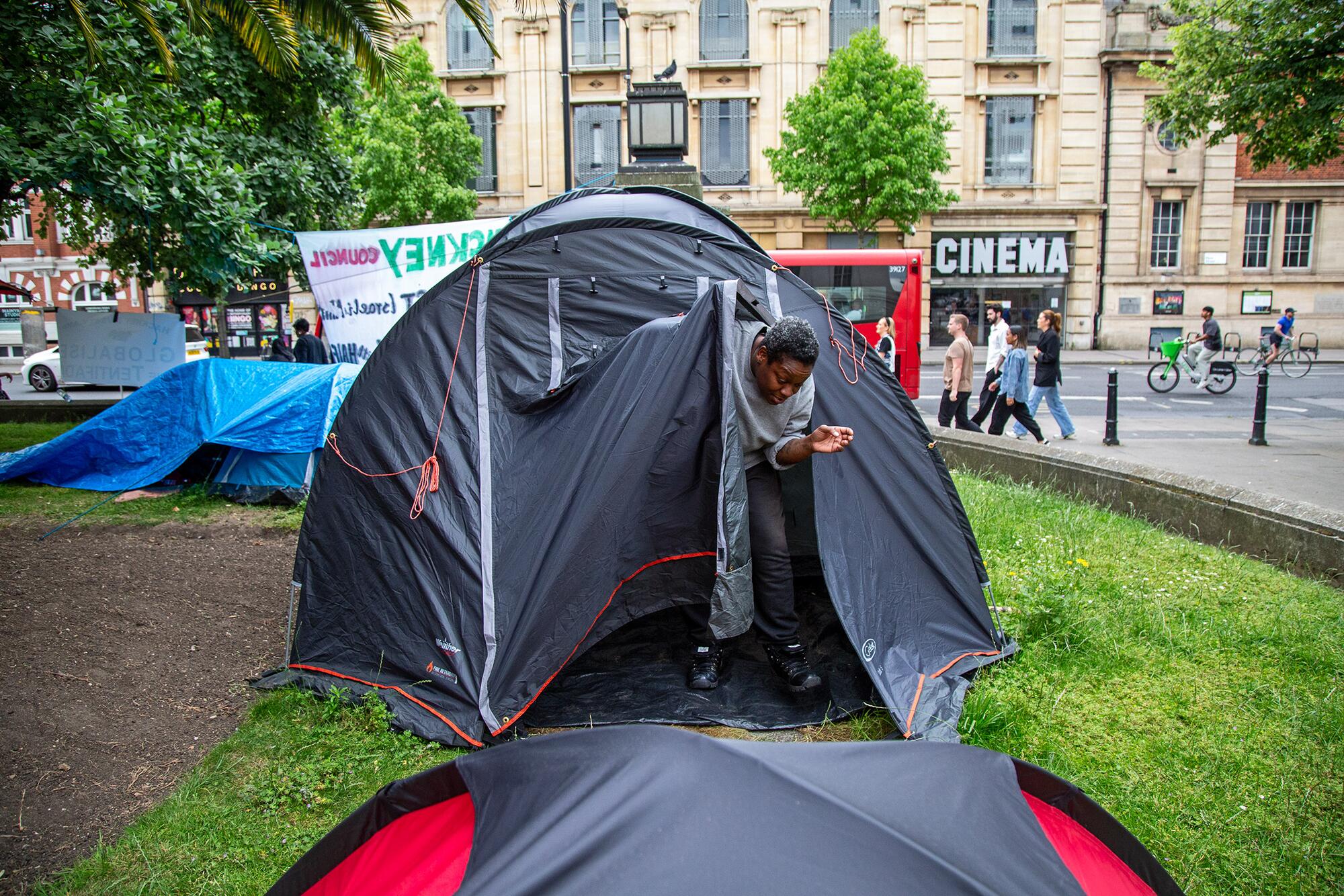 Acampada Palestina Hackney en Londres