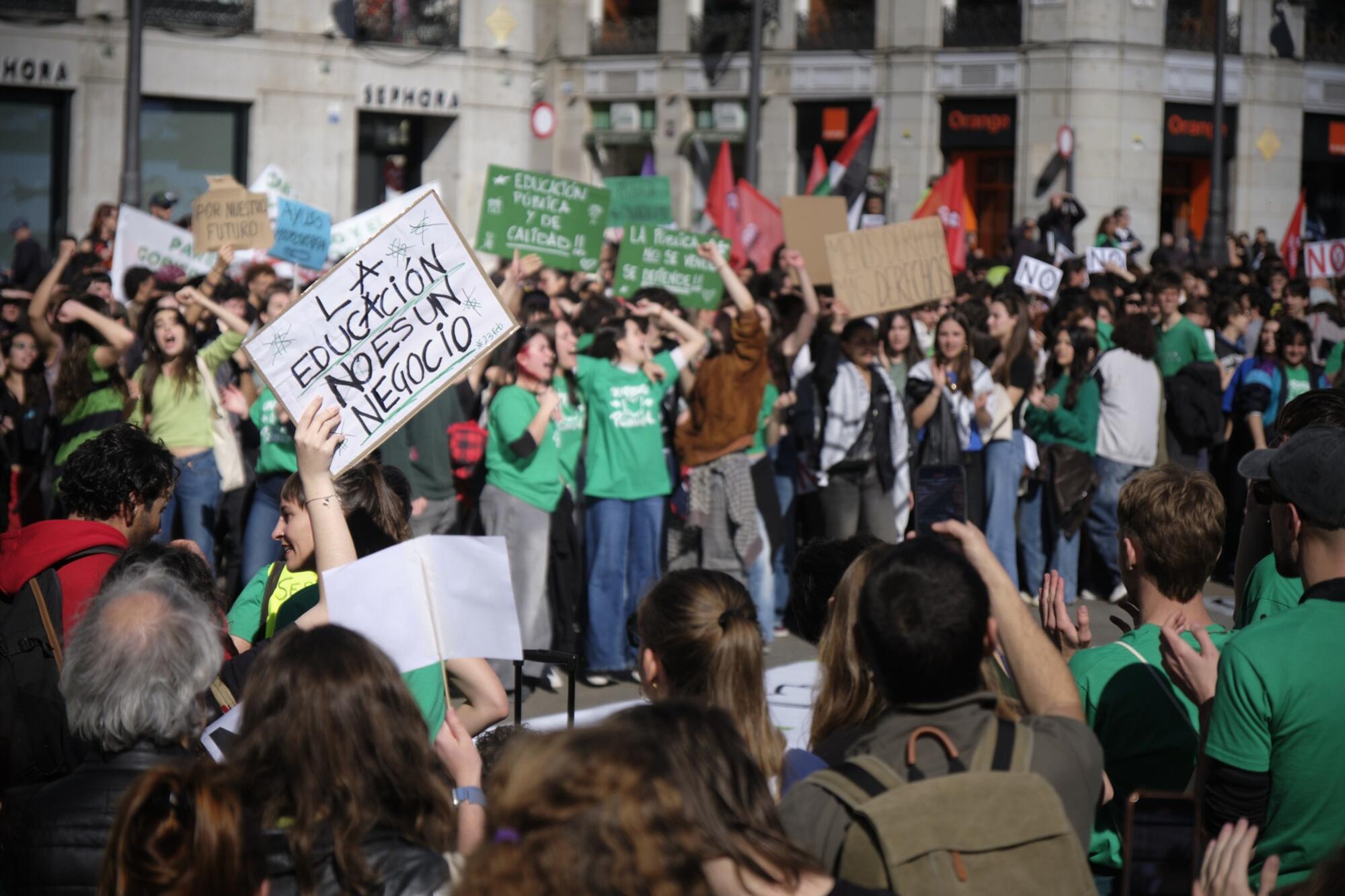 Manifestación Educación Pública Madrid 23 Febrero 2025 - 1