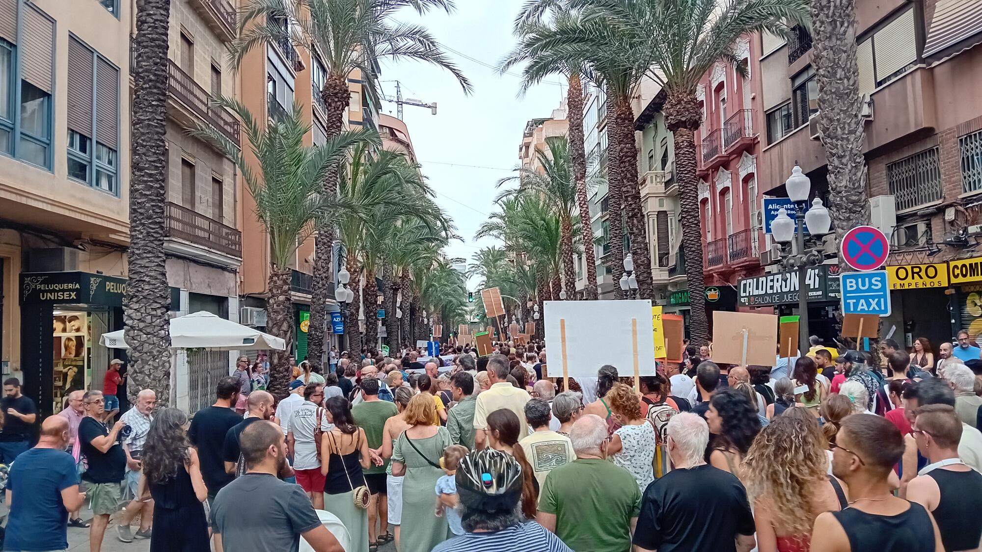 manifestacion turismo alacant