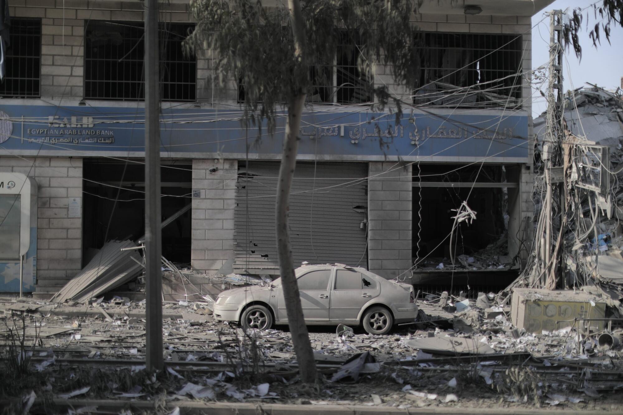 Instalaciones de la UNRWA bombardeadas por fuerzas israelíes en Rafah. / Foto: UNRWA