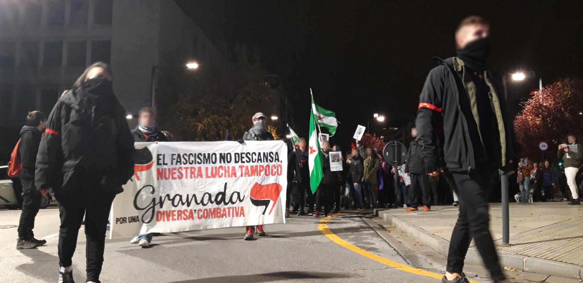 Manifestación Granada antifascista 20N
