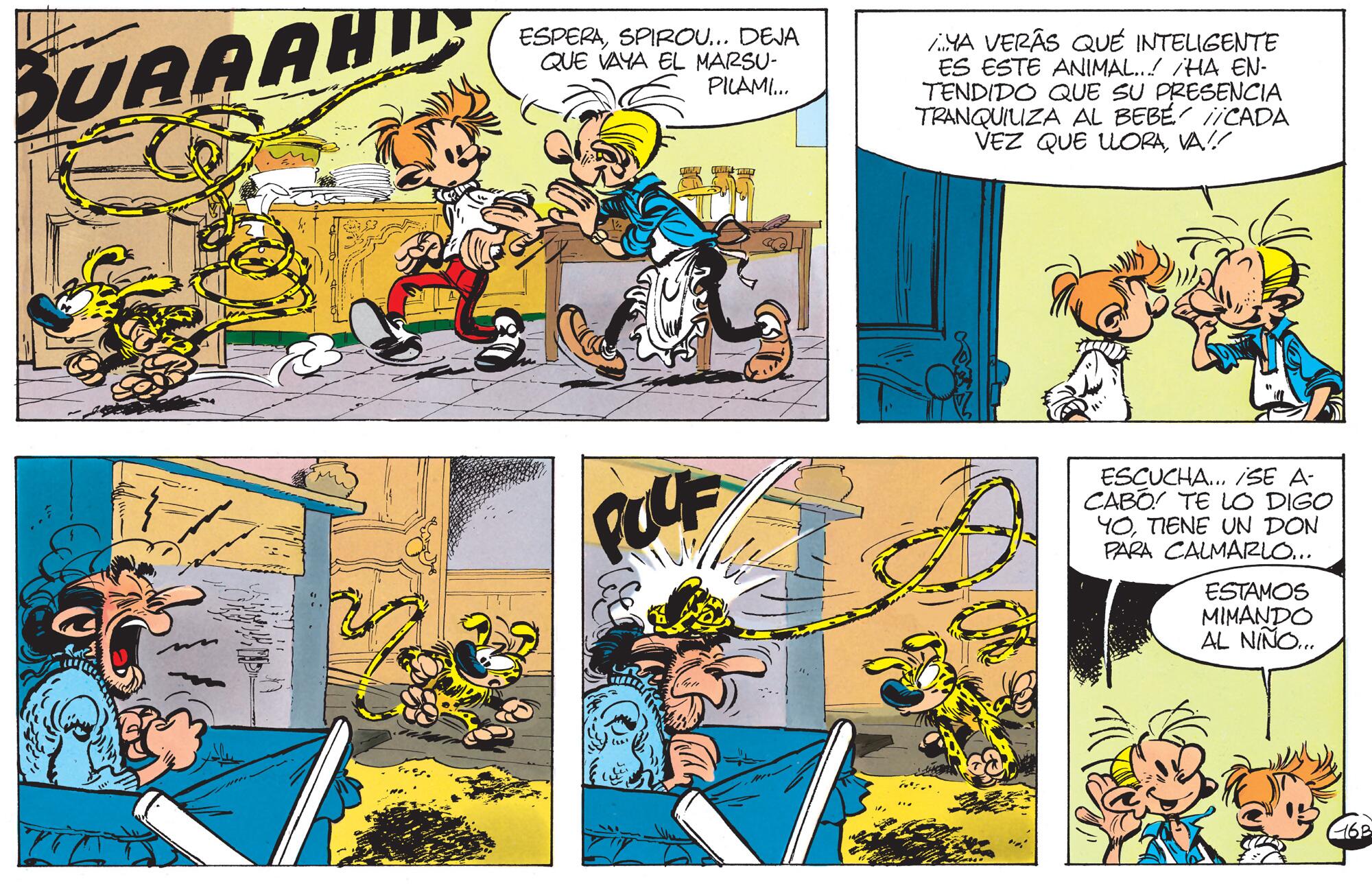 Spirou y el marsupilami, personajes históricos creados por Franquin