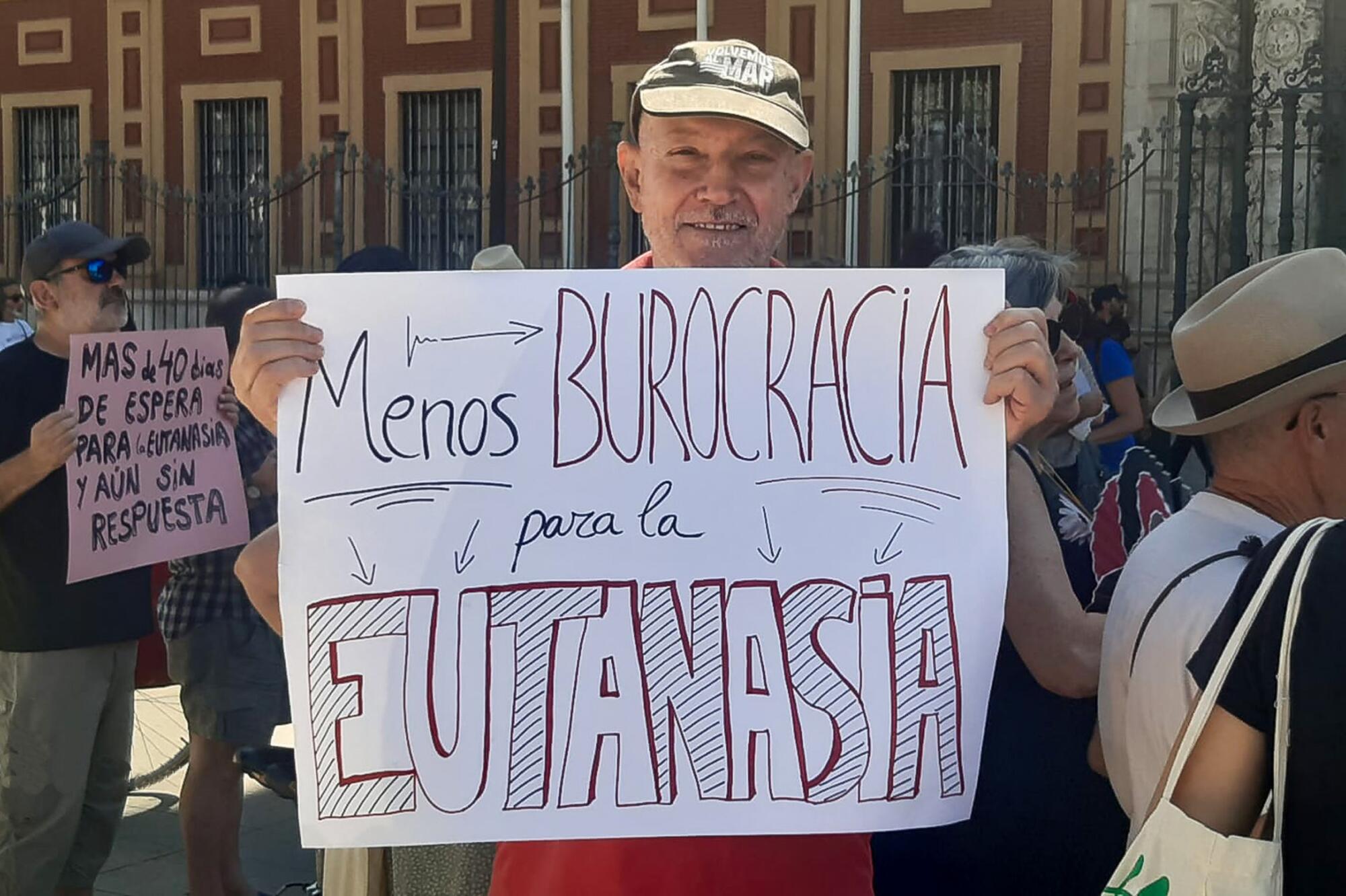 Concentración frente al Palacio de San Telmo Sevilla