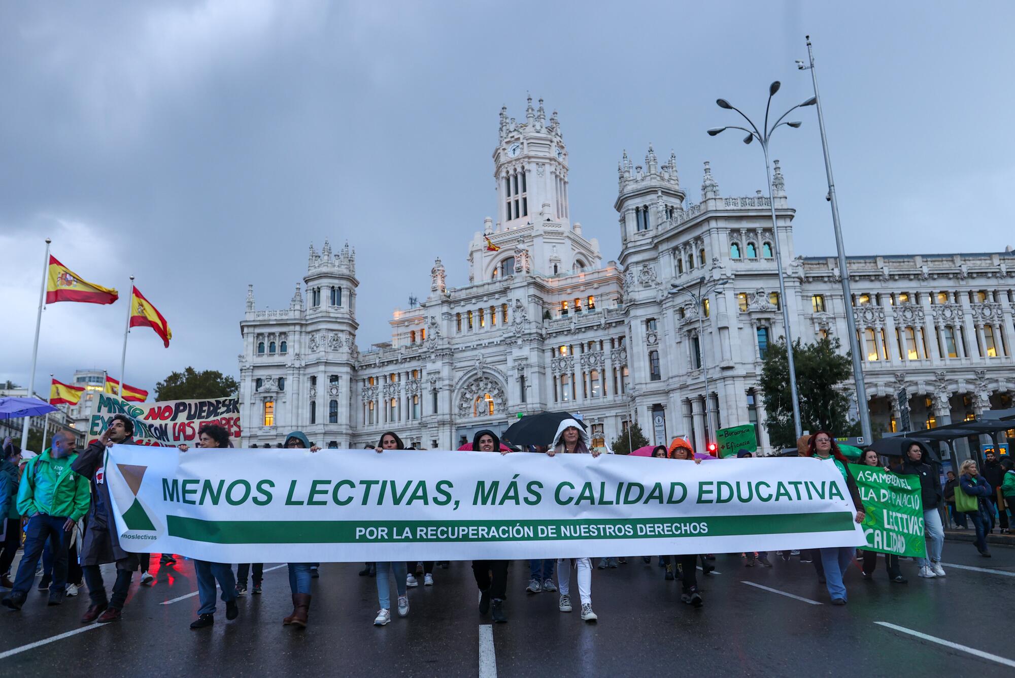 Manifestación del profesorado Huelga 29 Octubre - 14