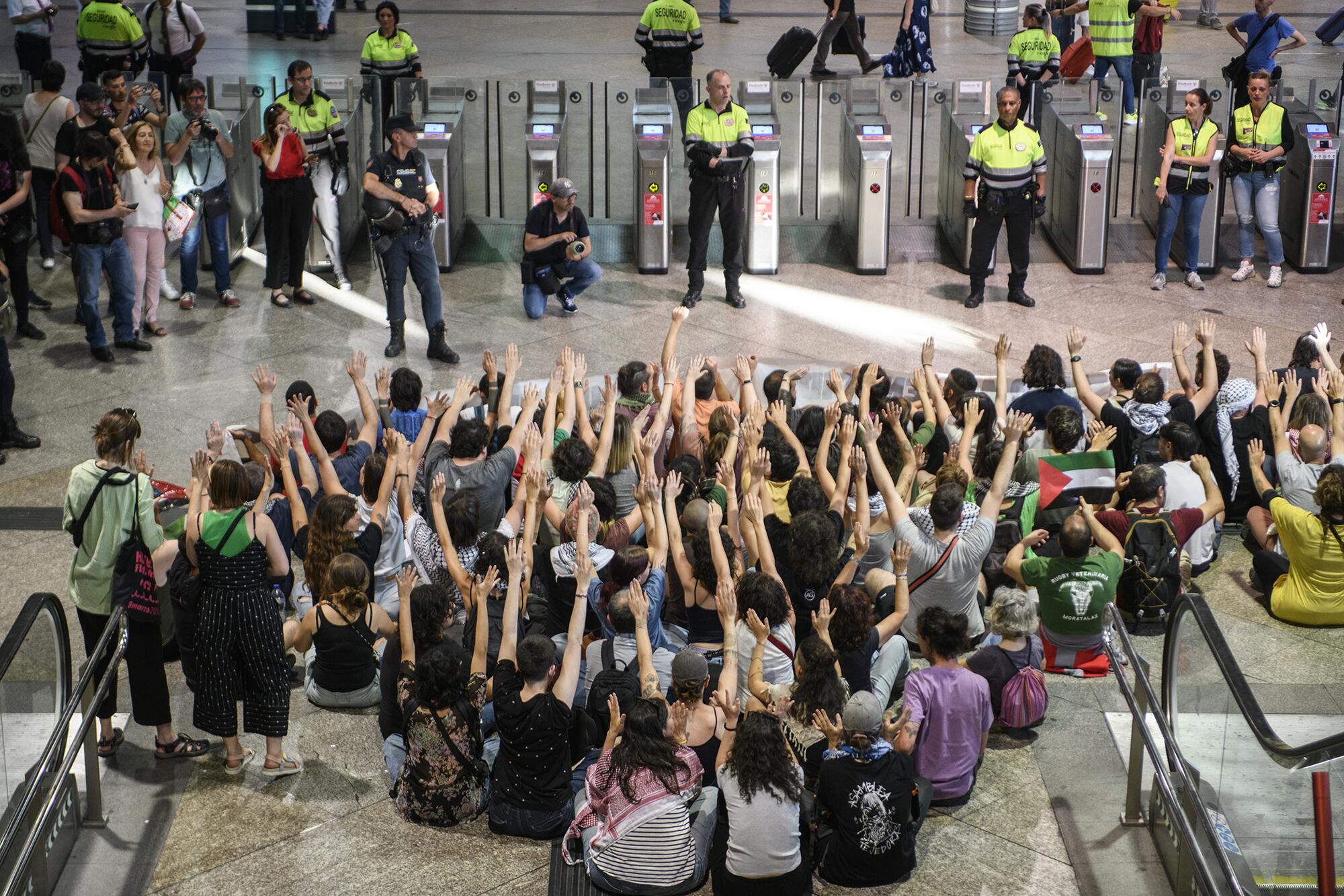 Acción Atocha palestina - 15