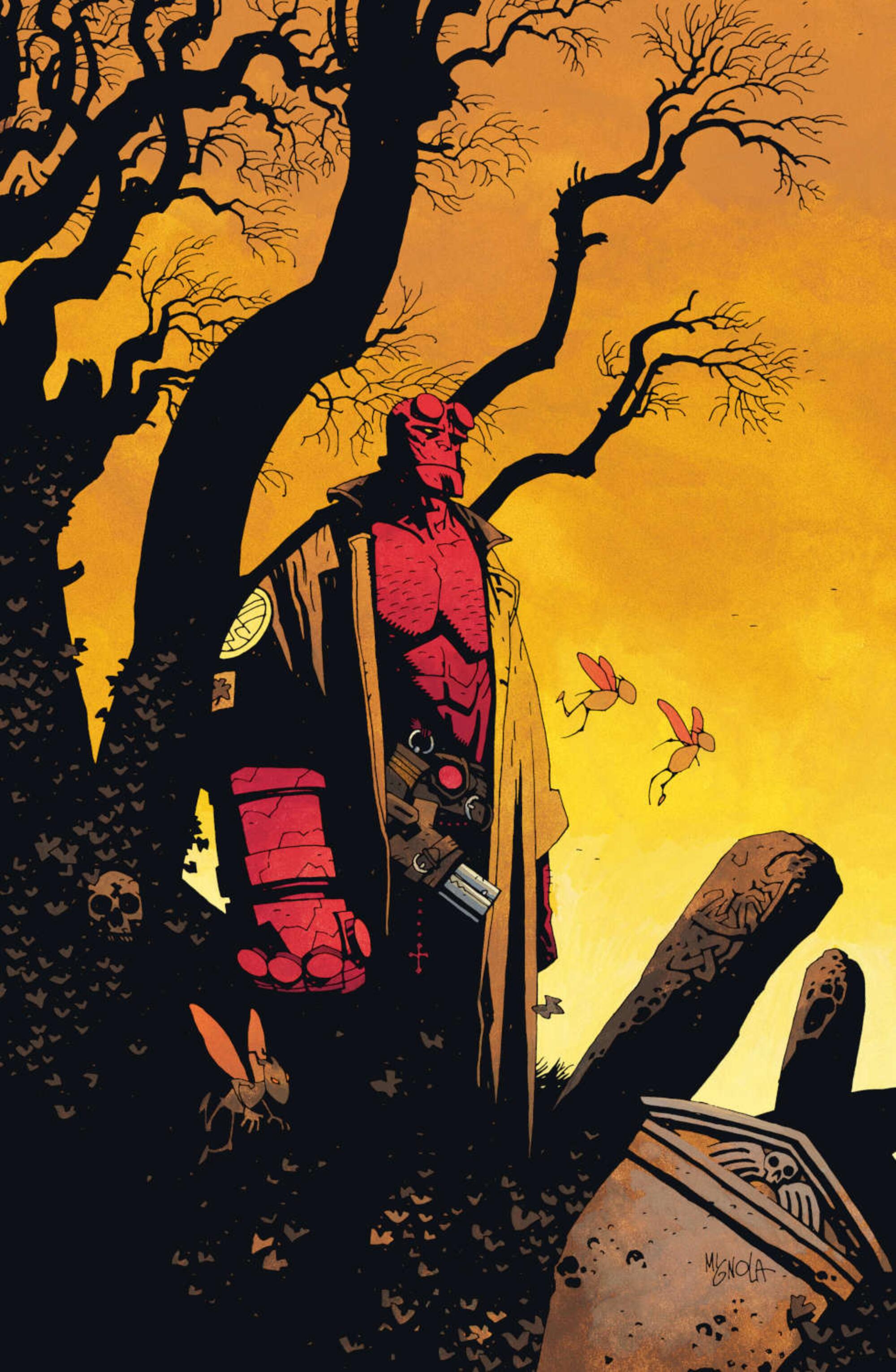 Portada del cómic ‘Hellboy’