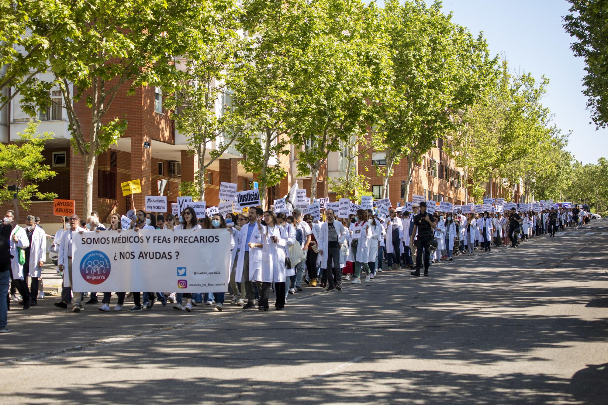 Huelga de medicos contra la temporalidad - 6