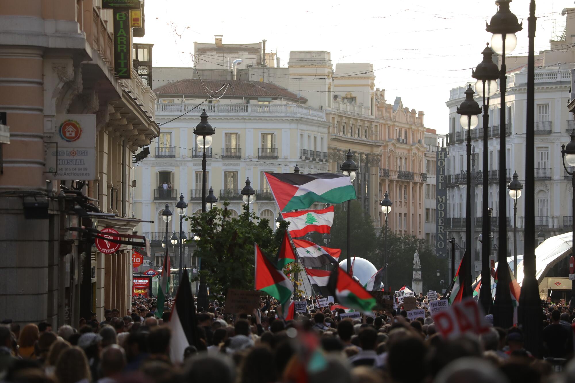 Free Palestine Puerta del Sol