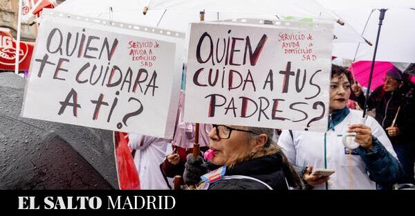 Las cuidadoras doblan el pulso a Almeida: Madrid anuncia nuevos pliegos con la subida salarial pactada en 2024