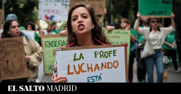 23F: el día que una veintena de colectivos llenarán de verde Madrid para defender la educación pública