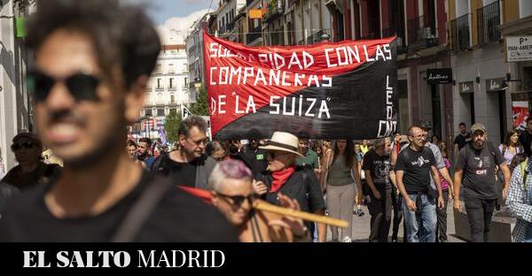 Una manifestación recorrerá Madrid para mostrar el “apoyo incondicional” a las seis de La Suiza