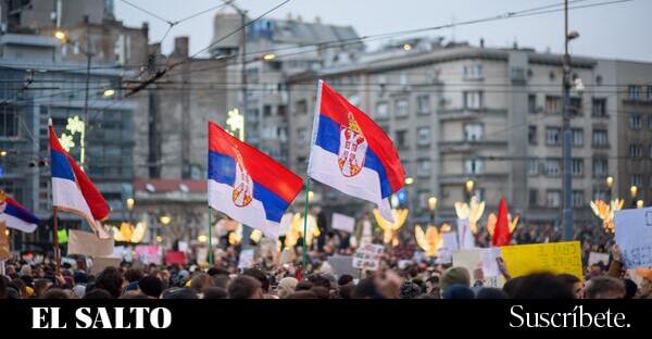 Belgrado se prepara para una protesta multitudinaria