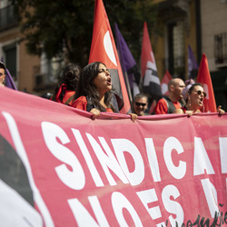 Manifestacion solidaridad La Suiza - 4