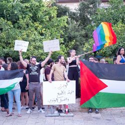 Palestina LGTBI manifestación